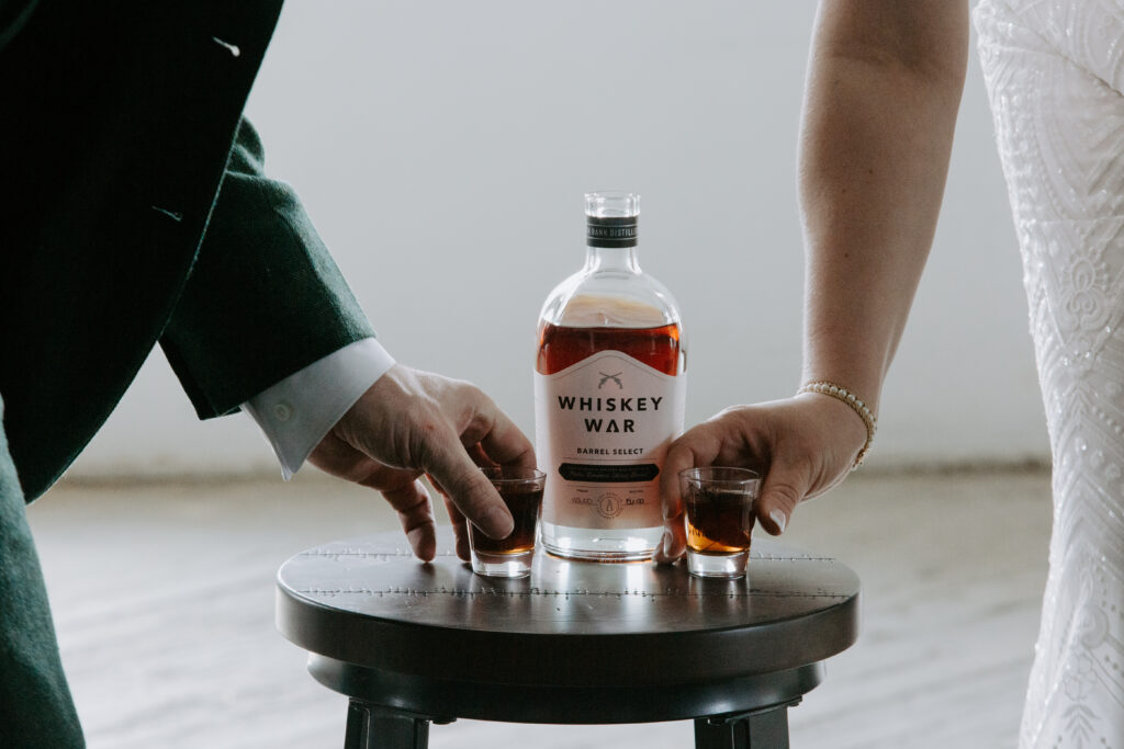 Whiskey inspired wedding 