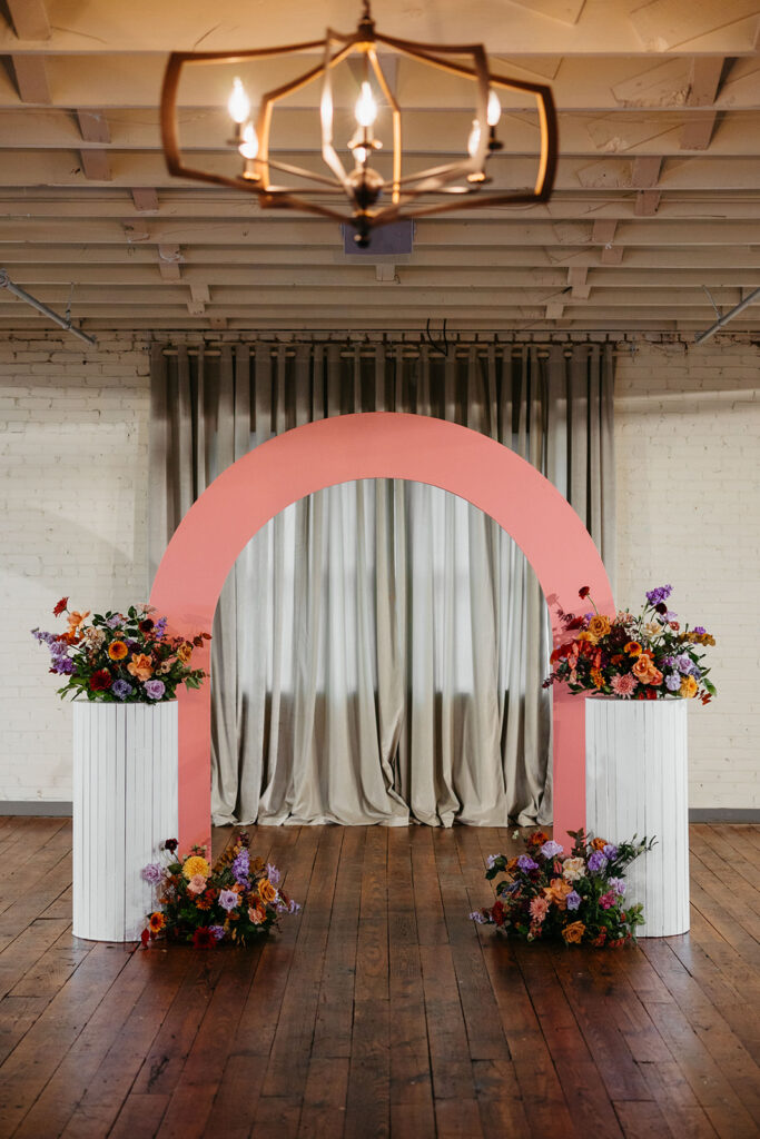 Colorful Wedding Ceremony Decorations 