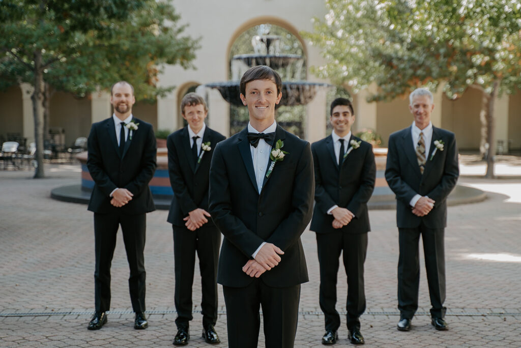 groom and groomsmen photos