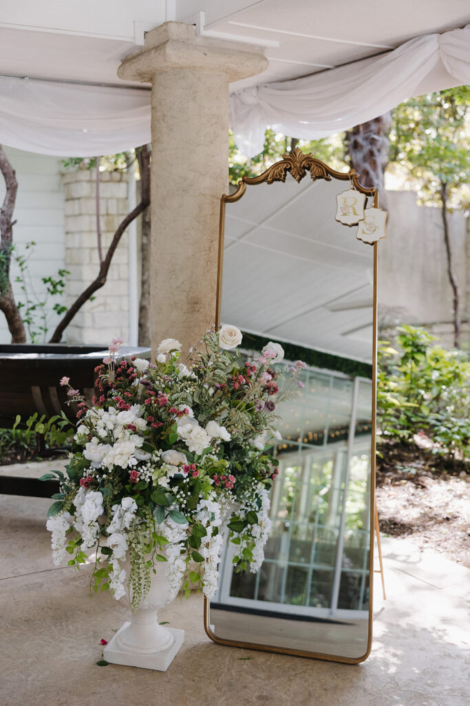 garden wedding decor 