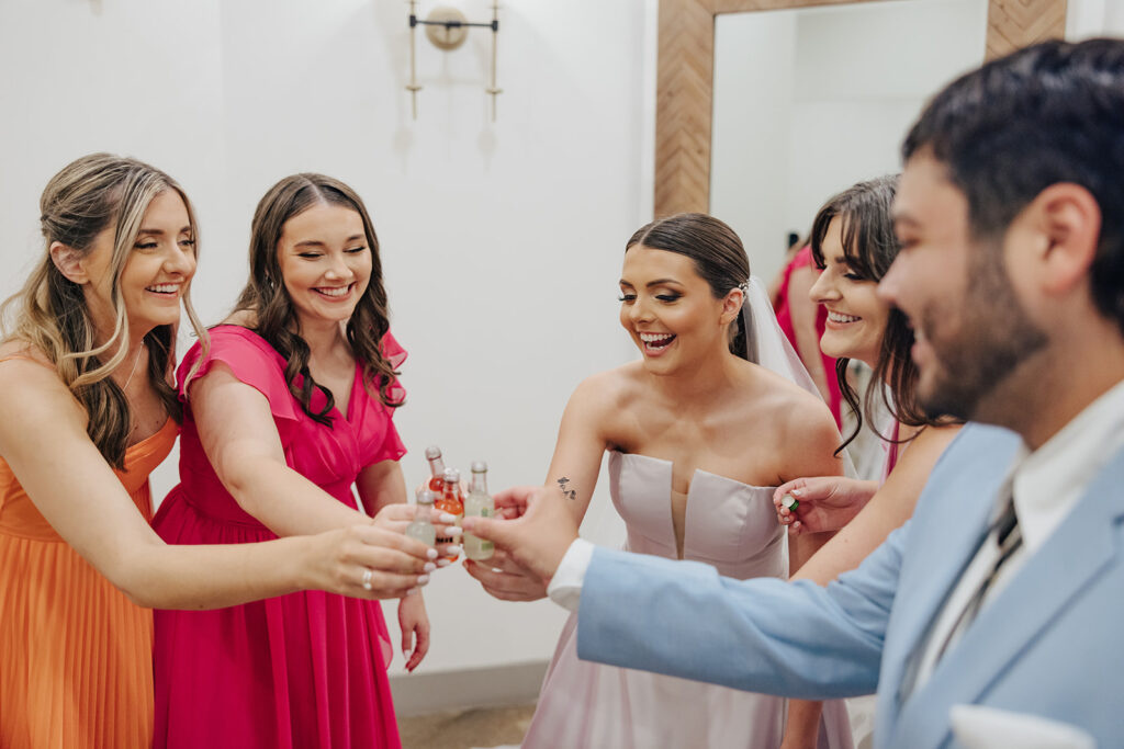 Bride getting ready photos