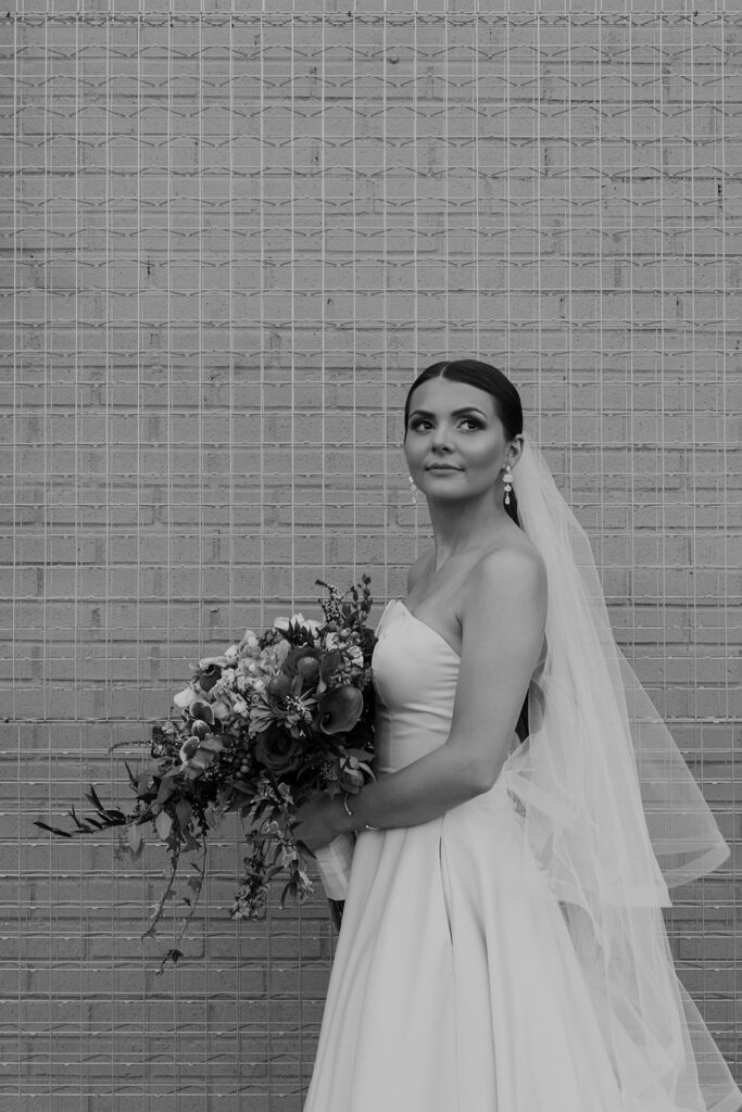 bride and groom portraits