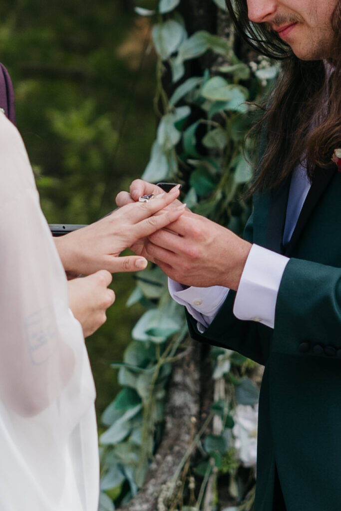 ethereal wedding ceremony