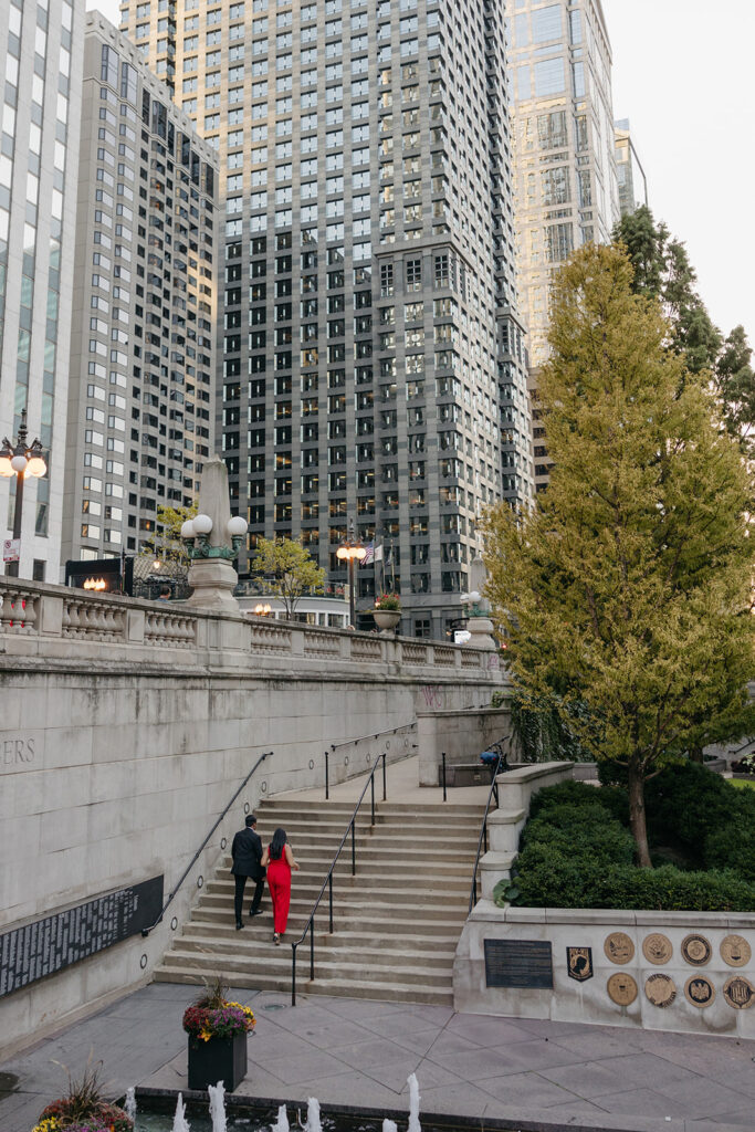 Memorial Walkway Engagement Photos