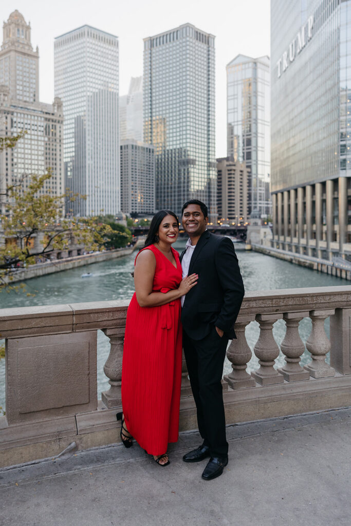 wacker Drive engagement photo location