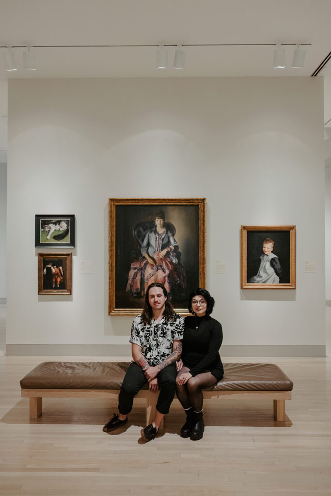 museum engagement photos