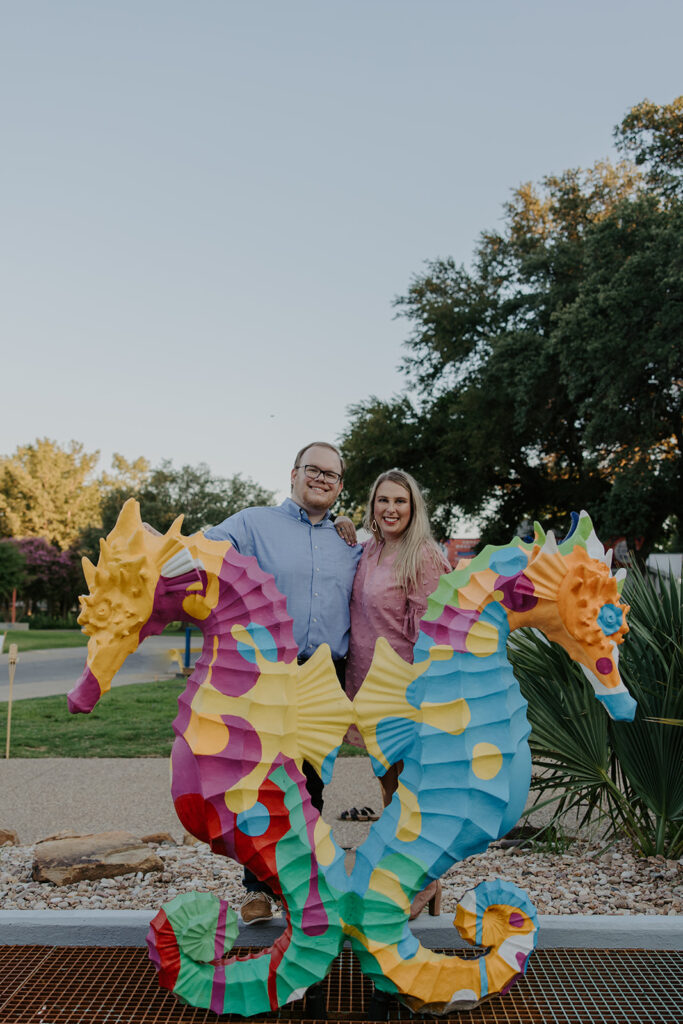 fun engagement photo ideas in dallas texas