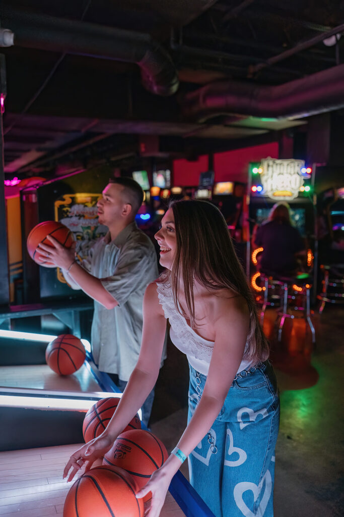 arcade engagement photos