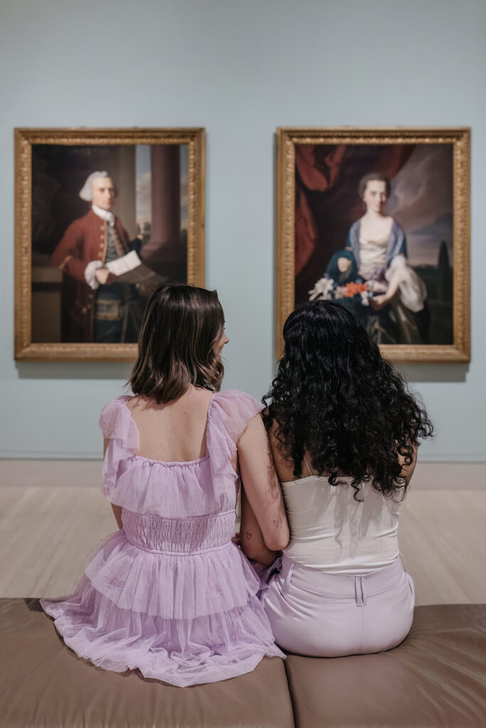 museum engagement photos