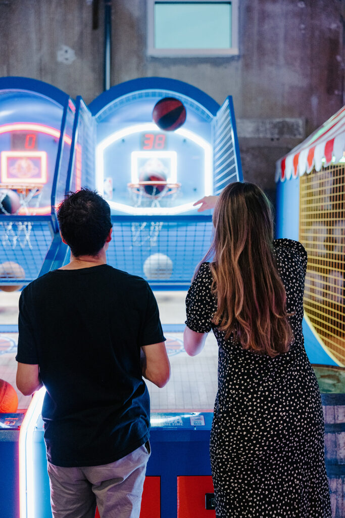 arcade engagement photos