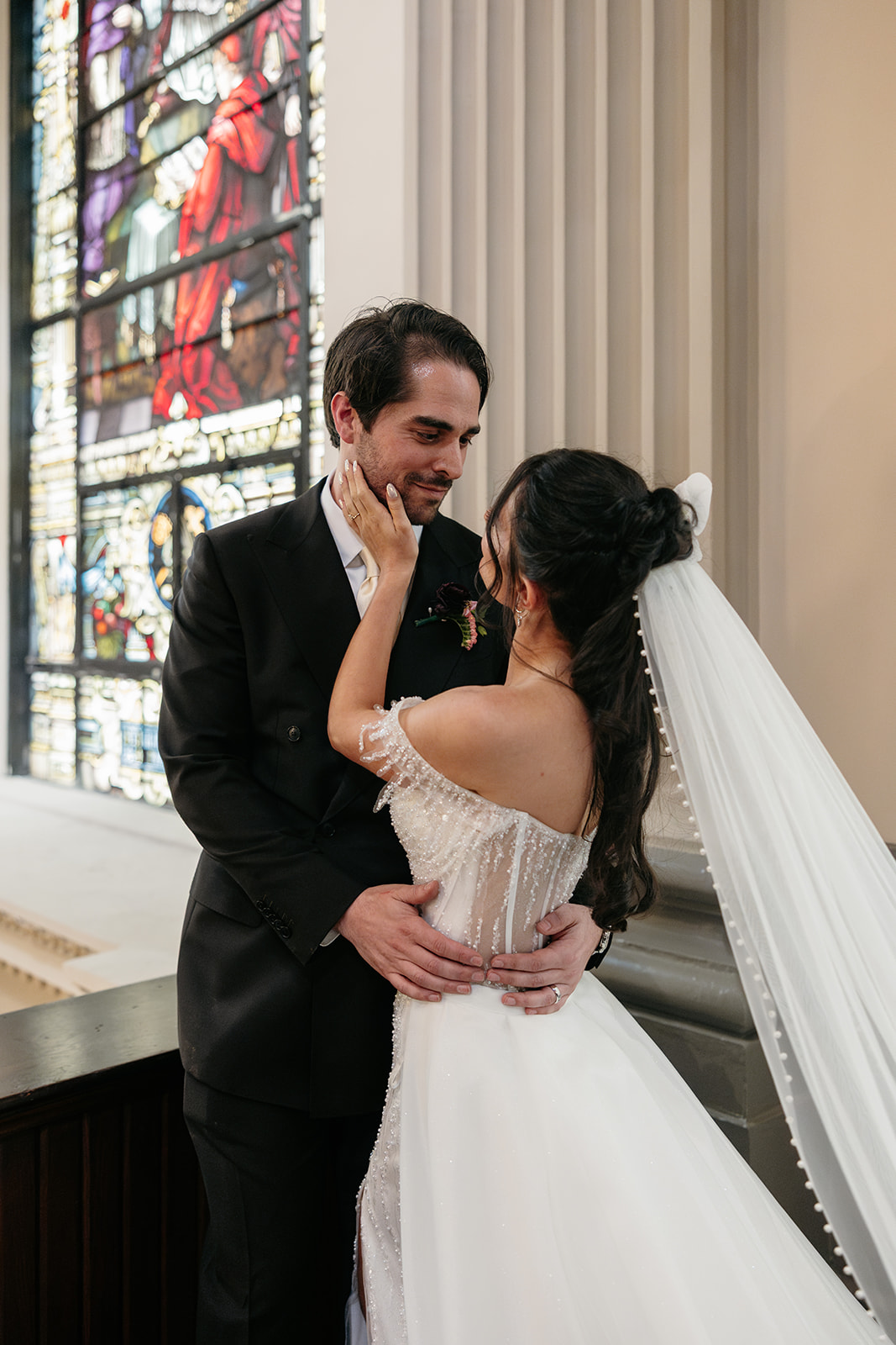 at St. Francis de Sales Roman Catholic Church Wedding Portraits