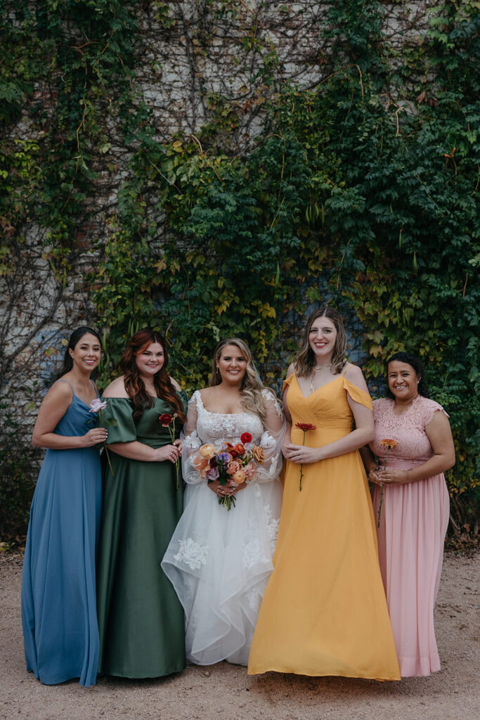  mixed matched bridesmaid dresses