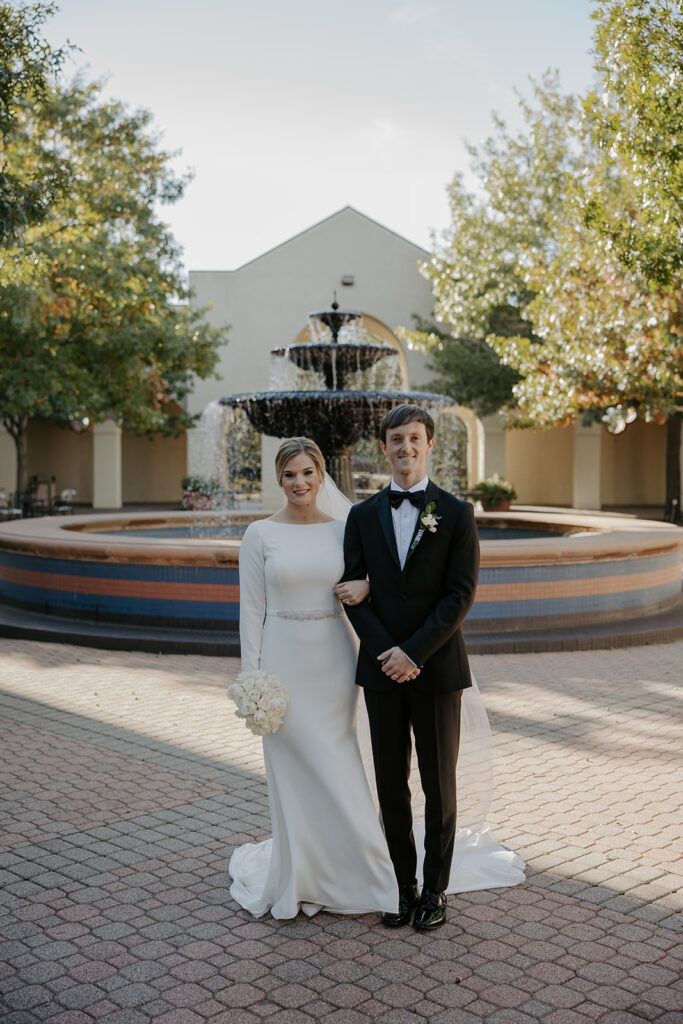 bride and groom wedding portrait 