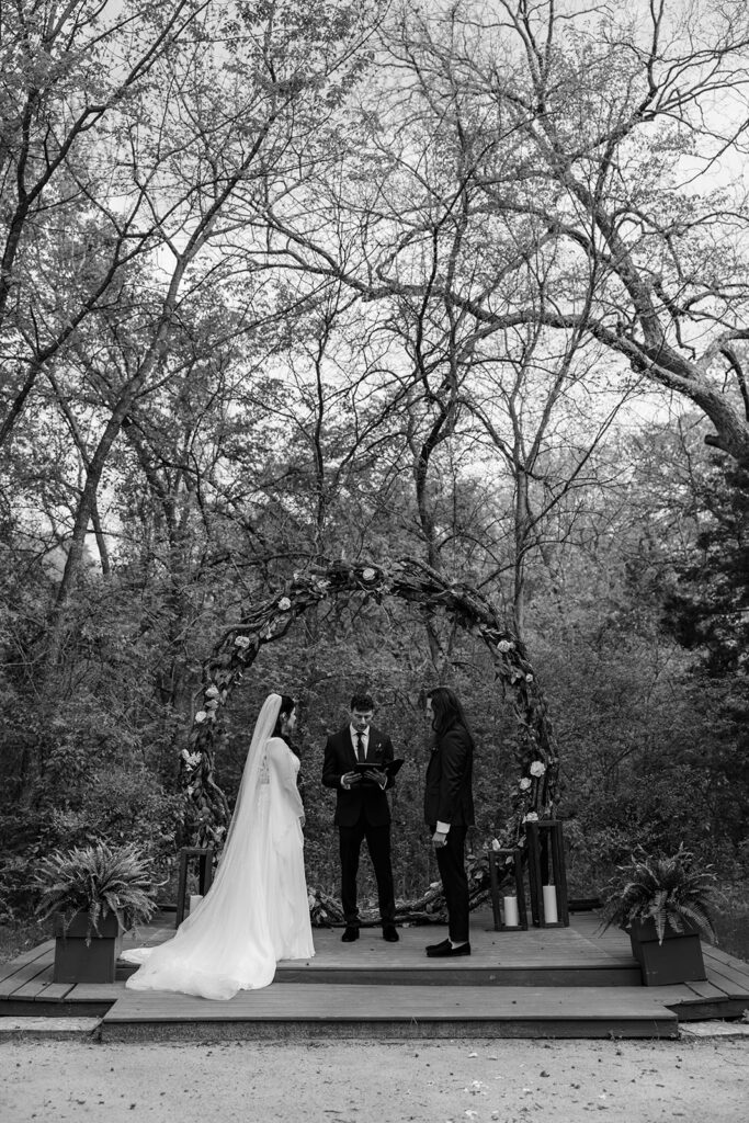 ethereal wedding ceremony