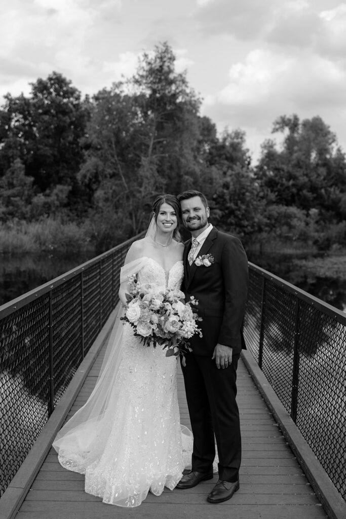 nature wedding portrait